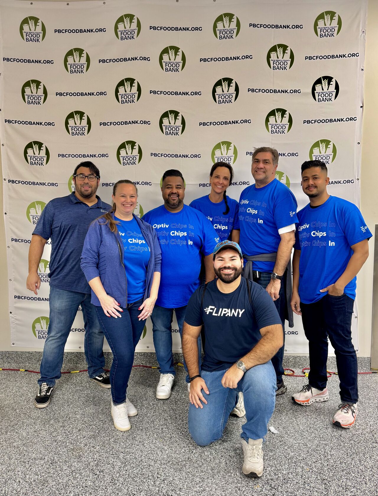 Community volunteering moment